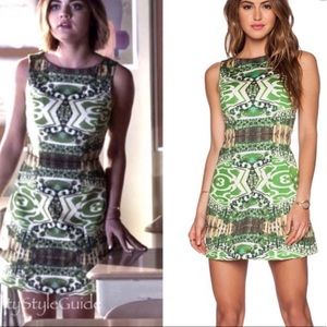 Alice & Olivia Carrie Mirrored Garden Dress Sz 0